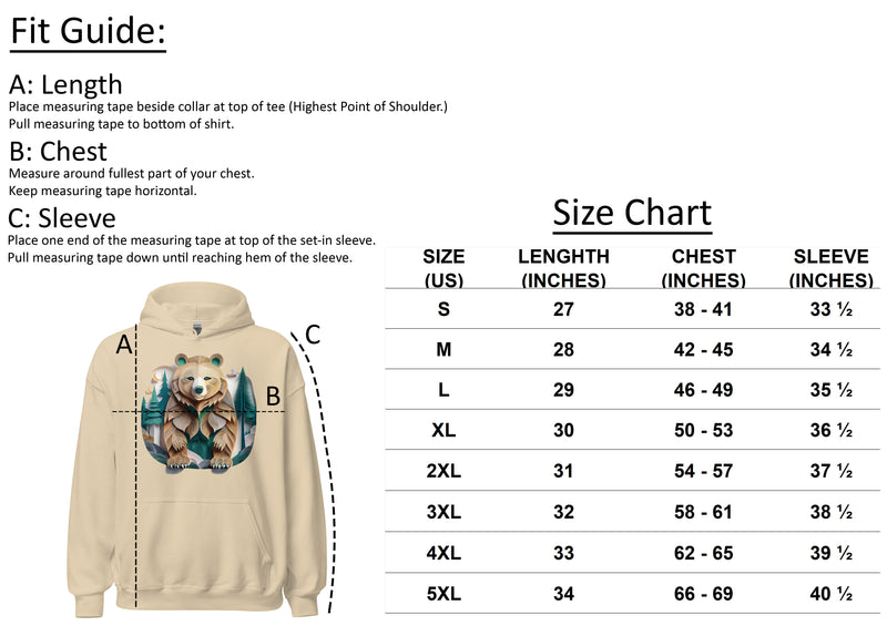 Size chart for Women's Witches' Crew Trick R Treat Sweatshirt